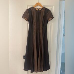 Isabel Garcia Mesh Netted Midi Dress